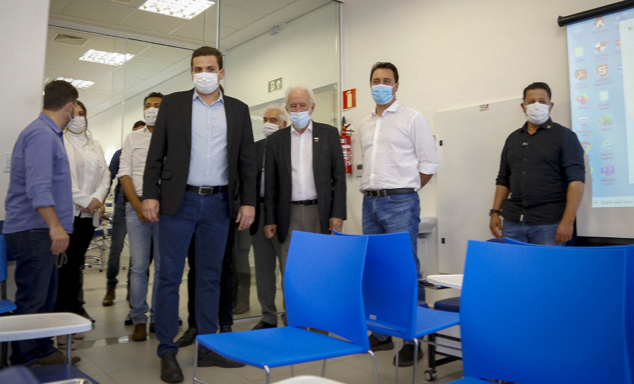 03/08/2021 Governador Carlos Massa Ratinho Junior participa da Unidade Integrada SESC/SENAC, em Nova LondrinaFoto Gilson Abreu/AEN