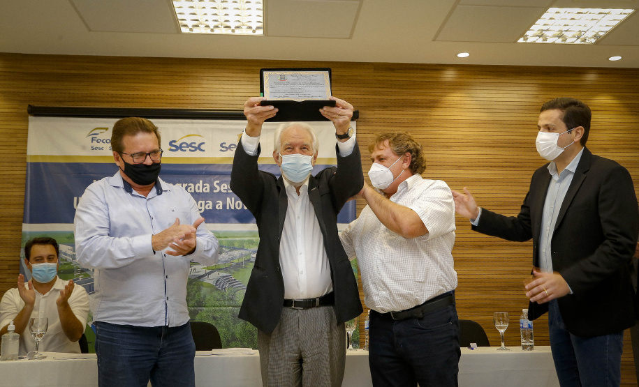 03/08/2021 Governador Carlos Massa Ratinho Junior participa da Unidade Integrada SESC/SENAC, em Nova LondrinaFoto Gilson Abreu/AEN