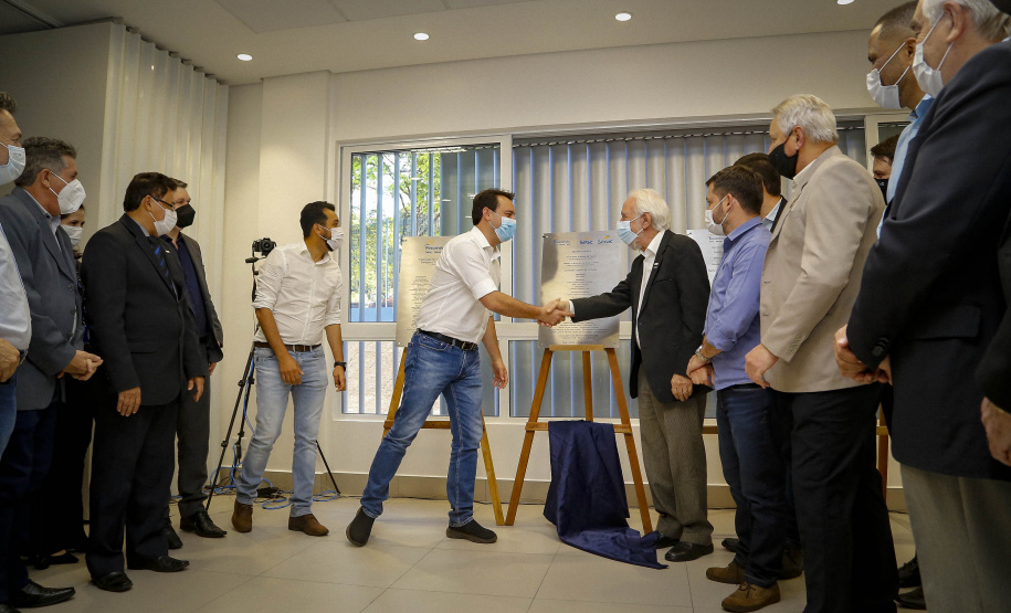 03/08/2021 Governador Carlos Massa Ratinho Junior participa da Unidade Integrada SESC/SENAC, em Nova LondrinaFoto Gilson Abreu/AEN