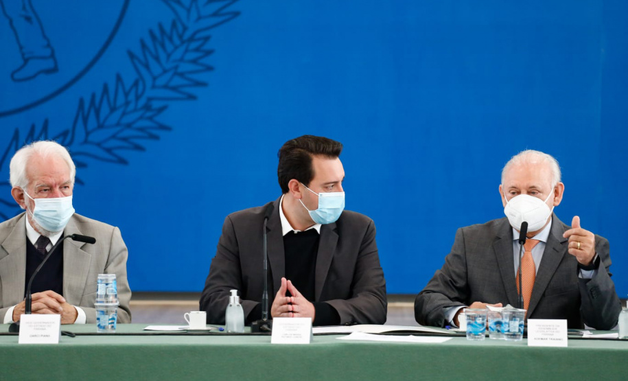 O Paraná já possui um novo modelo para a concessão dos 3.368 quilômetros de rodovias que cortam o Estado. O governador Carlos Massa Ratinho Junior afirmou, nesta quarta-feira (4), que o Governo do Estado e o Ministério da Infraestrutura fecharam uma proposta final: o modelo de menor tarifa, sem limite de desconto e com garantia de obras a partir de um seguro-usuário. Foto: Jonathan Campo/AEN