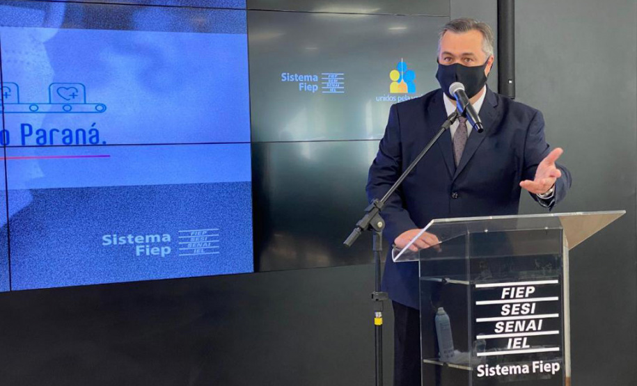 Governo recebe os 115 mil itens da Campanha Essencial é Viver para o enfrentamento da pandemiaA - Curitiba, 04/08/2021 - Foto: Gustavo Marçal/SESA