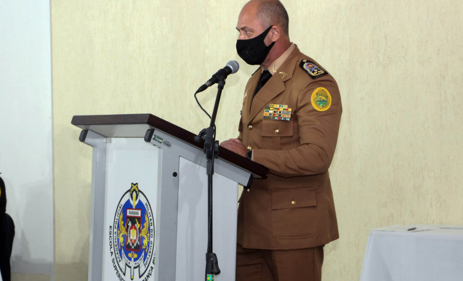 São José dos Pinhais, 03 de agosto de 2021. Solenidade de formatura do CAO-2021.