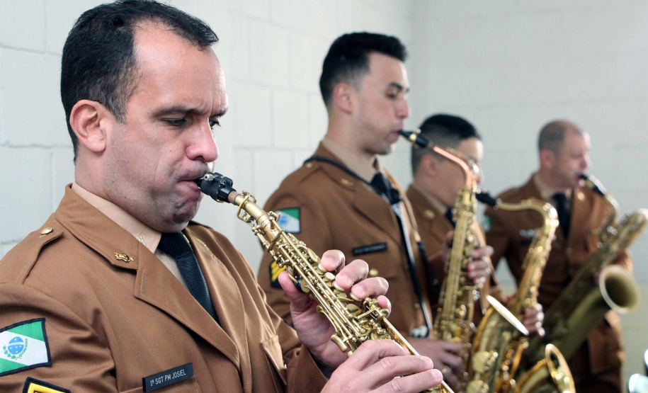 Formatura curso de Sargentos. 192 policiais militares concluem Curso de Sargentos 2021. Foto: PMPR