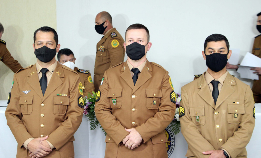 Formatura curso de Sargentos. 192 policiais militares concluem Curso de Sargentos 2021. Foto: PMPR