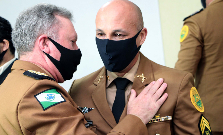 Formatura curso de Sargentos. 192 policiais militares concluem Curso de Sargentos 2021. Foto: PMPR