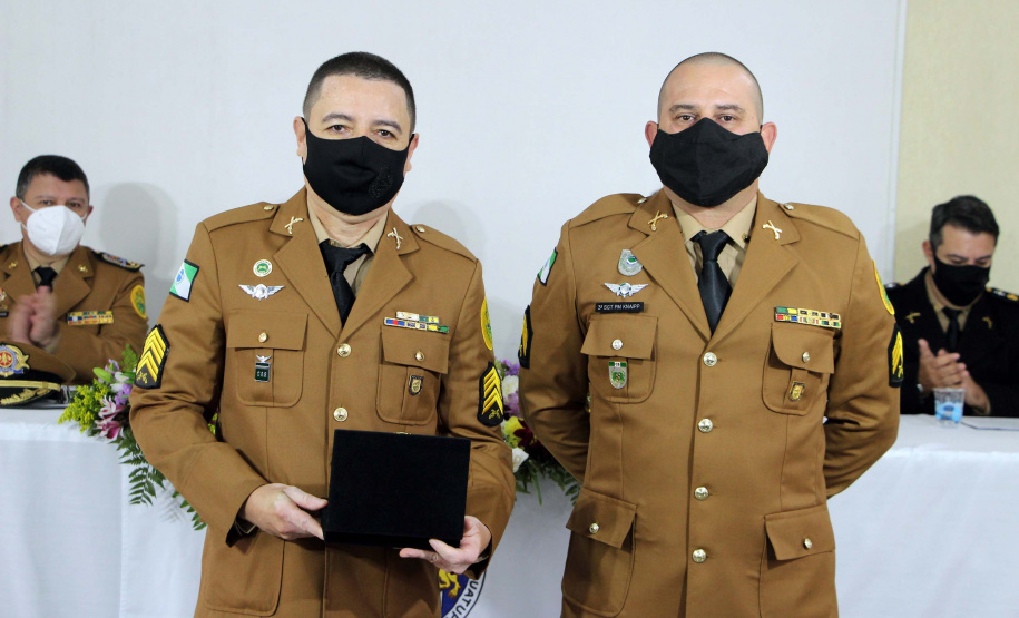 Formatura curso de Sargentos. 192 policiais militares concluem Curso de Sargentos 2021. Foto: PMPR