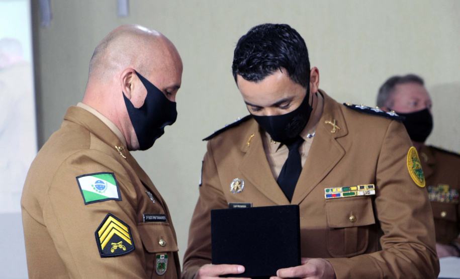 Formatura curso de Sargentos. 192 policiais militares concluem Curso de Sargentos 2021. Foto: PMPR