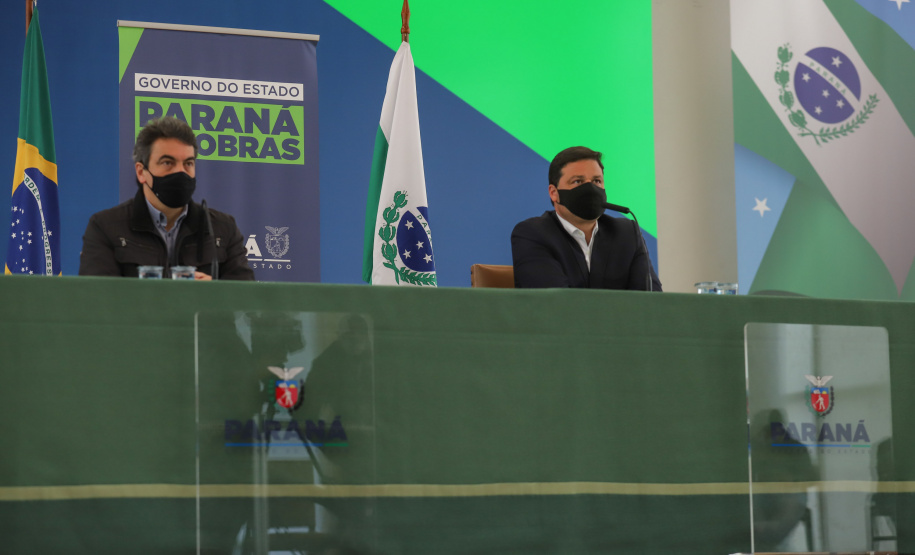 O secretário de Infraestrutura e Logística, Sandro Alex, atende a imprensa nesta quinta-feira (5) para esclarecer a nova modelagem das concessões de rodovias do Paraná.   05/08/2021. Foto: Geraldo Bubniak/AEN