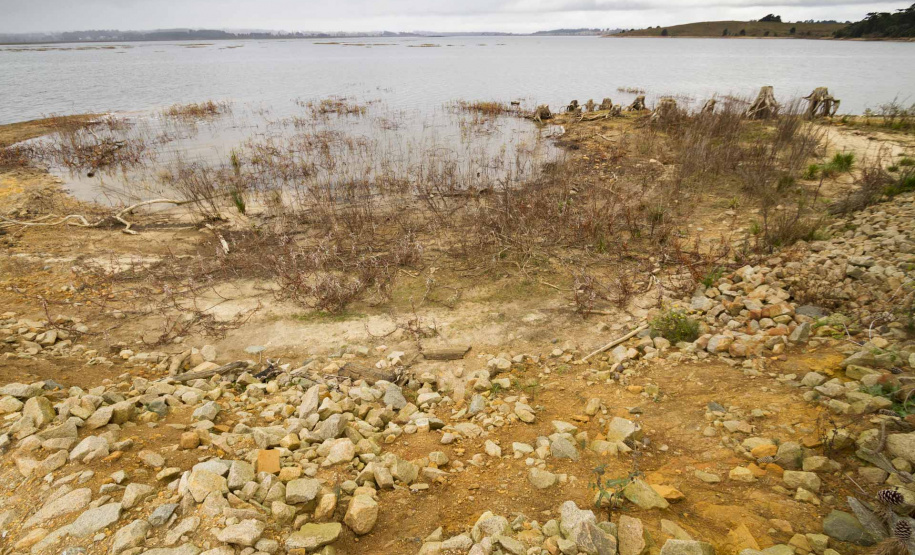 Barragem do Iraí.Foto: Andre Thiago - Sanepar