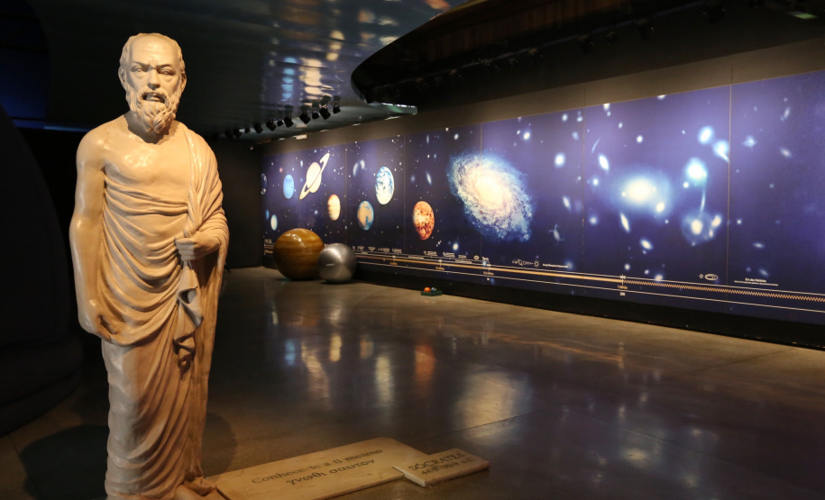 O Parque da Ciência Newton Freire Maia promove nesta sexta-feira (6) mais uma edição da série de lives Noites no Parque. O tema, desta vez, será "Júpiter e Saturno — Gigantes do Sistema Solar". Haverá transmissão em tempo real de imagens dos dois planetas (excepcionalmente proeminentes no céu neste mês de agosto) captadas por telescópios. Foto: José Fernando Ogura/AEN