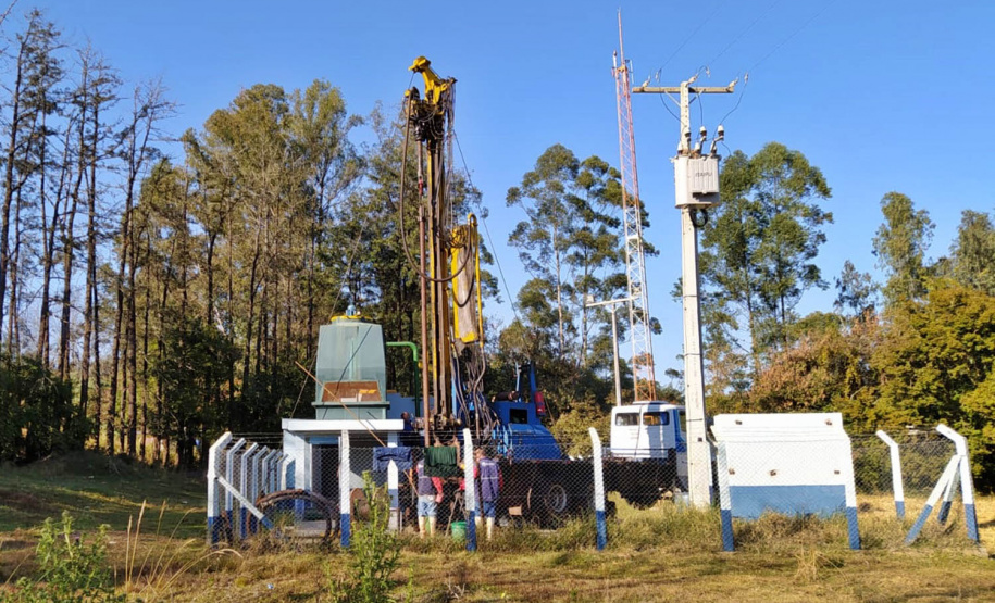 A Sanepar finalizou nesta quinta-feira (5) obras no valor de cerca de R$ 1,6 milhão em Lunardelli, no Vale do Ivaí.  - Novo poço beneficia a cidade toda, inclusive a Nossa Senhora do Rocio  -  Lunardelli, 05/08/2021  -  Foto: Sanepar