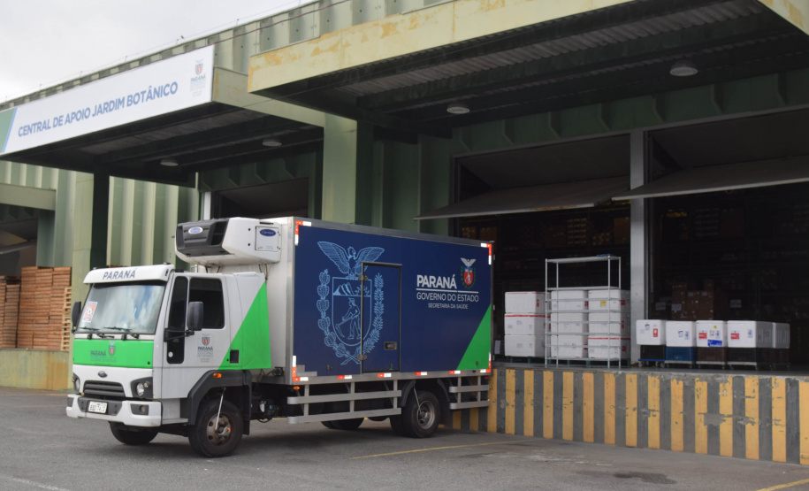 Distribuição de vacinas e medicamentos para os municípios do Paraná  -  curitiba, 07/08/2021  -  Foto: Amércio Antonio/SESA