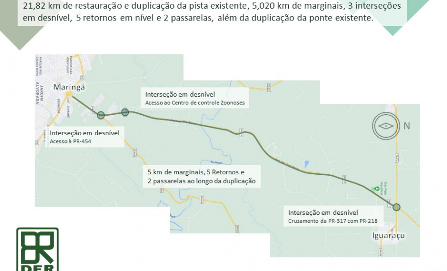 Homologado RDCi Maringá Iguaraçu - Curitiba, 09/08/2021 - Foto: DER-PR