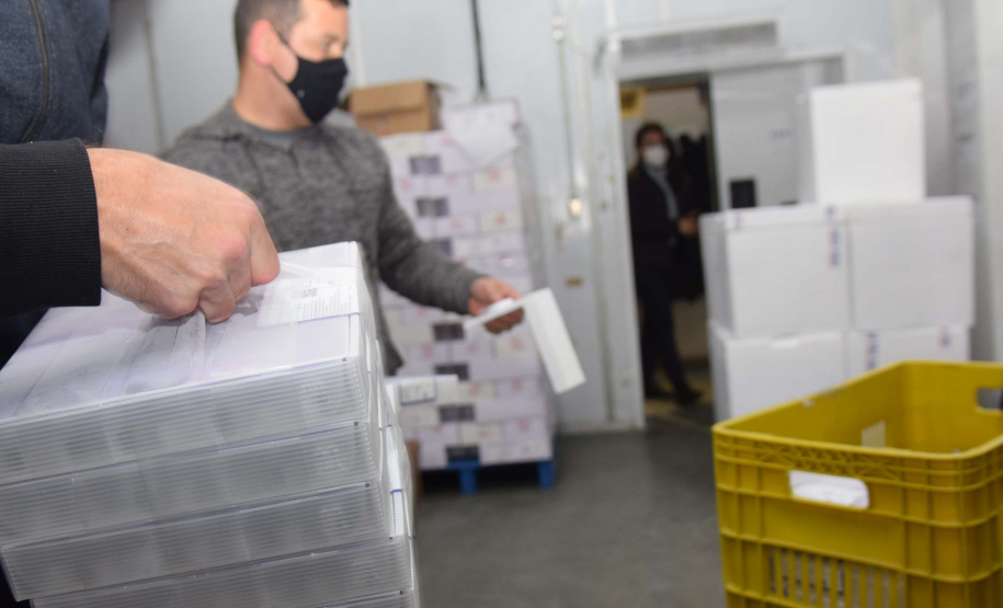 Com novo lote da Pfizer, Paraná recebe todas as 209,1 mil doses desta segunda. Foto: Américo Antonio/SESA