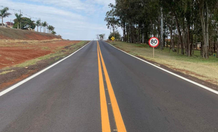 Melhorias em Santa Tereza do Oeste PR- 586  -  Curitiba, 10/08/2021 -  Foto: DER