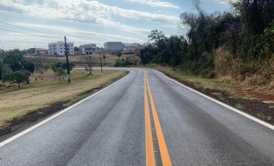 Melhorias em Santa Tereza do Oeste PR- 586  -  Curitiba, 10/08/2021 -  Foto: DER