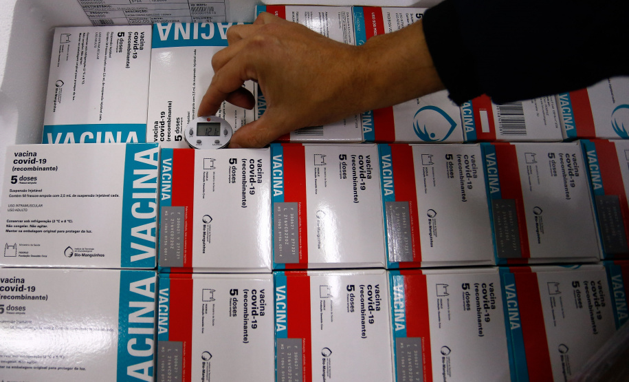 Ministério da Saúde confirma novo lote com 108.810 vacinas contra a Covid-19 para o Paraná   Foto: Jonathan Campos/AEN