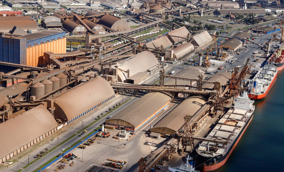 Corredor de Exportação do Porto de Paranaguá registra alta de 6% em julho. Foto: Rodrigo Felix Leal/SEIL