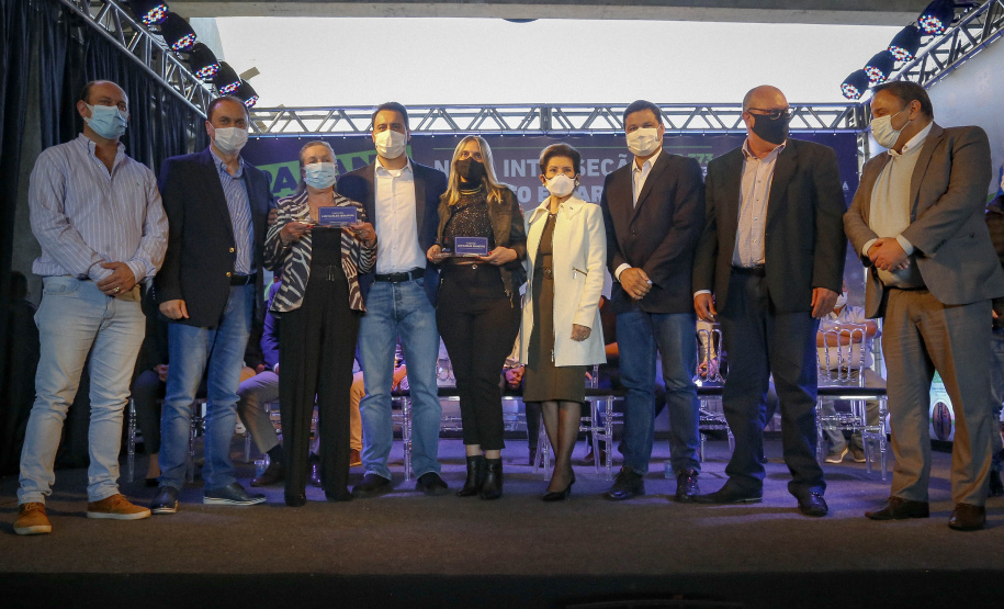 10.08.20201 Governador Carlos Massa Ratinho Junior inaugura o Viaduto do Sabará, em Ponta Grossa.
Foto Gilson Abreu/AEN