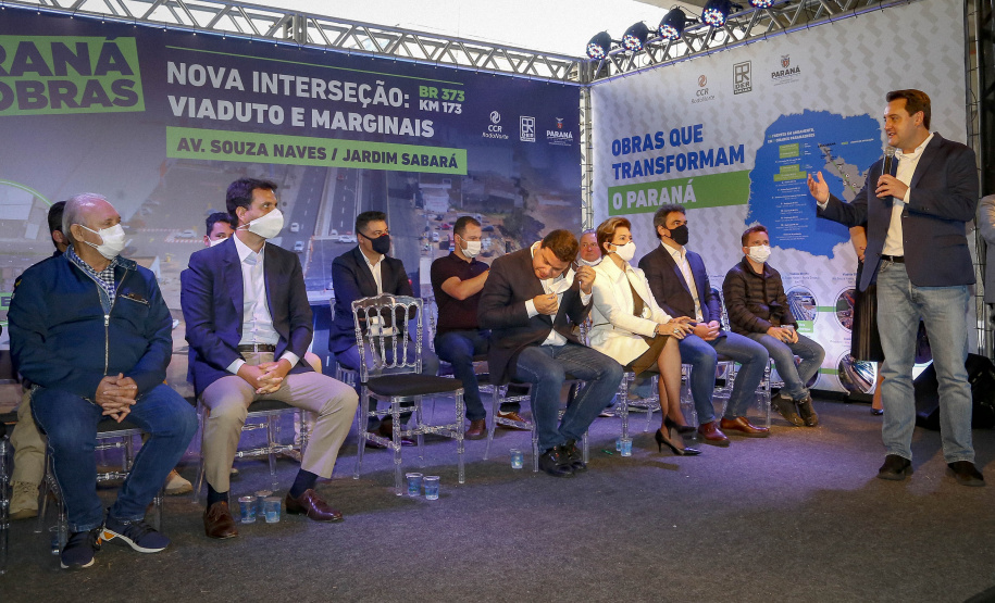 10.08.20201 Governador Carlos Massa Ratinho Junior inaugura o Viaduto do Sabará, em Ponta Grossa.
Foto Gilson Abreu/AEN