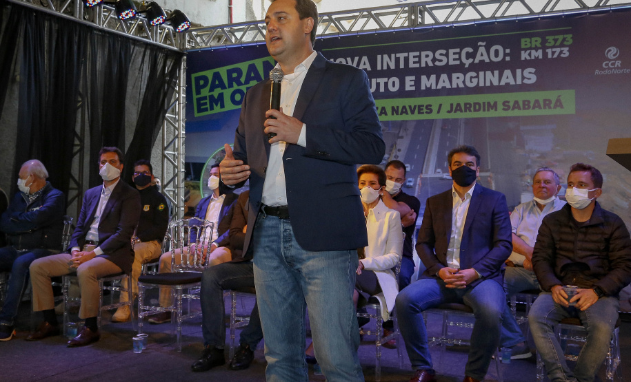 10.08.20201 Governador Carlos Massa Ratinho Junior inaugura o Viaduto do Sabará, em Ponta Grossa.
Foto Gilson Abreu/AEN