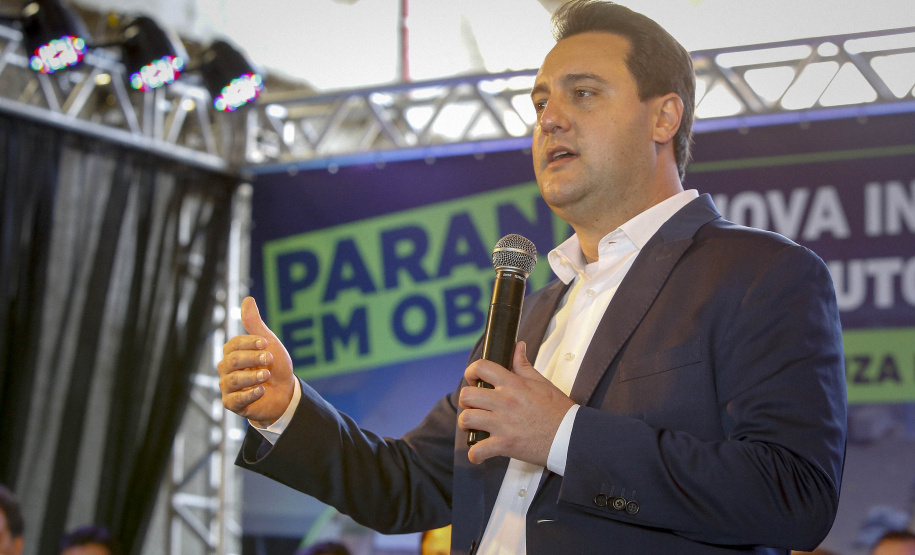 10.08.20201 Governador Carlos Massa Ratinho Junior inaugura o Viaduto do Sabará, em Ponta Grossa.
Foto Gilson Abreu/AEN