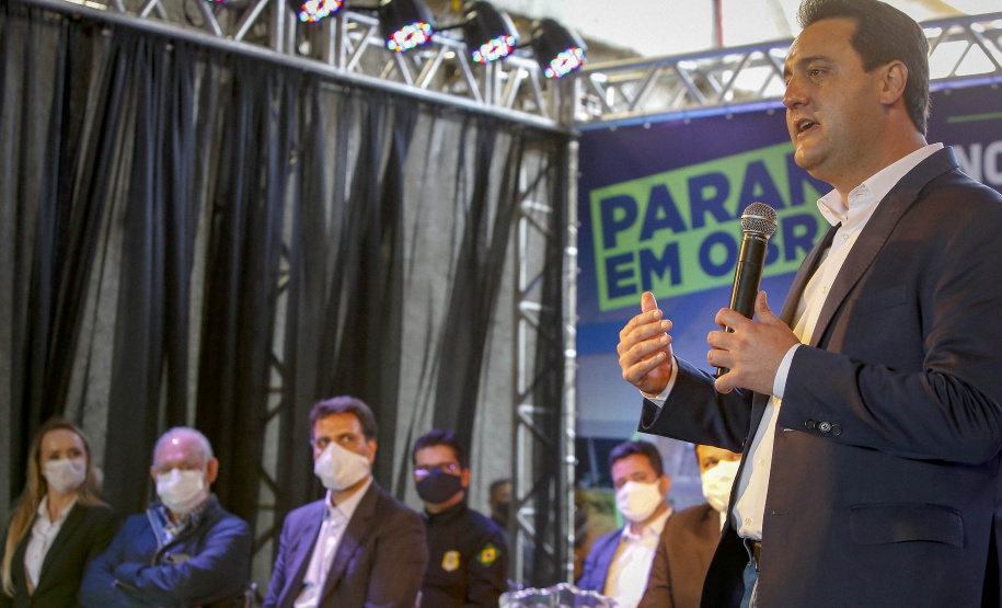 10.08.20201 Governador Carlos Massa Ratinho Junior inaugura o Viaduto do Sabará, em Ponta Grossa.
Foto Gilson Abreu/AEN