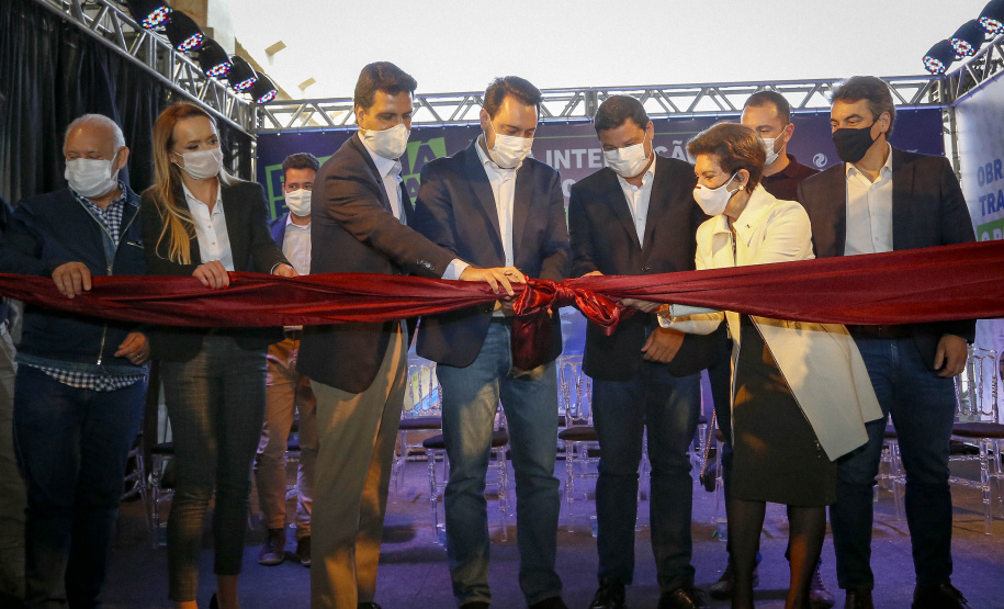 10.08.20201 Governador Carlos Massa Ratinho Junior inaugura o Viaduto do Sabará, em Ponta Grossa.
Foto Gilson Abreu/AEN
