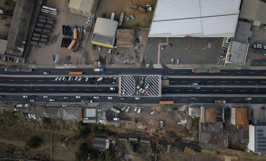 10.08.20201 Governador Carlos Massa Ratinho Junior inaugura o Viaduto do Sabará, em Ponta Grossa.
Foto Gilson Abreu/AEN