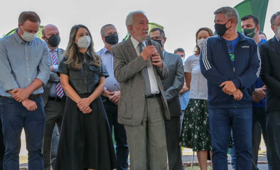 O Governo do Estado lança nesta terça-feira (10) o Programa Pedala Paraná. O vice-governador Darci Piana, a primeira-dama Luciana Saito Massa, o superintendente do Esporte, Helio Wirbiski, e o secretário de Estado da Saúde, Beto Preto, participam da cerimônia, que também reunirá ciclistas e a comunidade esportiva.Foto: Valdelino Pontes