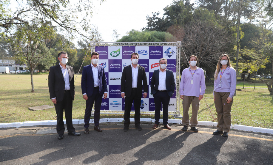 Mondelez O governador Carlos Massa Ratinho Junior visita  nesta terça-feira (10) ,  a empresa Mondelez na Cidade Industrial de Curitiba. Curitiba, 10/08/2021. Foto: Geraldo Bubniak/AEN