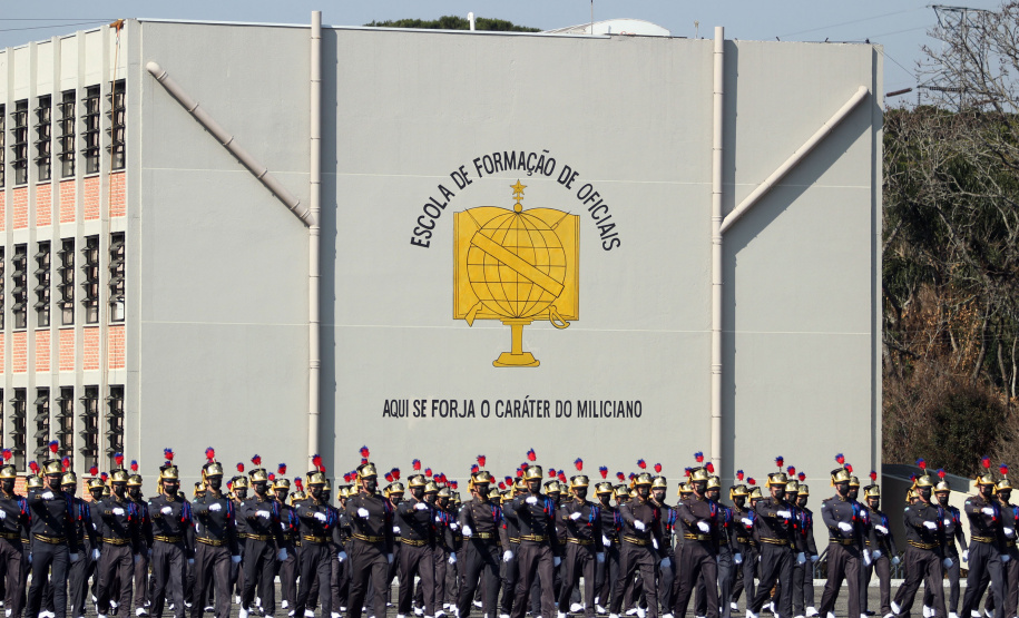 Aniversário de 167 anos da Polícia Militar é marcado com entrega de medalhas e comemoração do Espadim Tiradentes. Foto:Soldado Adilson Voinaski Afonso