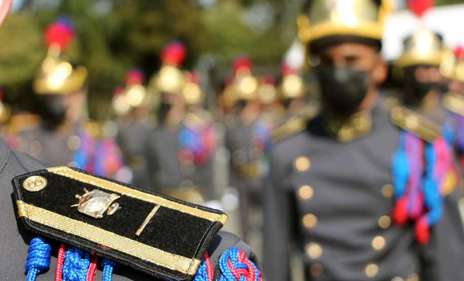 Aniversário de 167 anos da Polícia Militar é marcado com entrega de medalhas e comemoração do Espadim Tiradentes. Foto:Soldado Adilson Voinaski Afonso