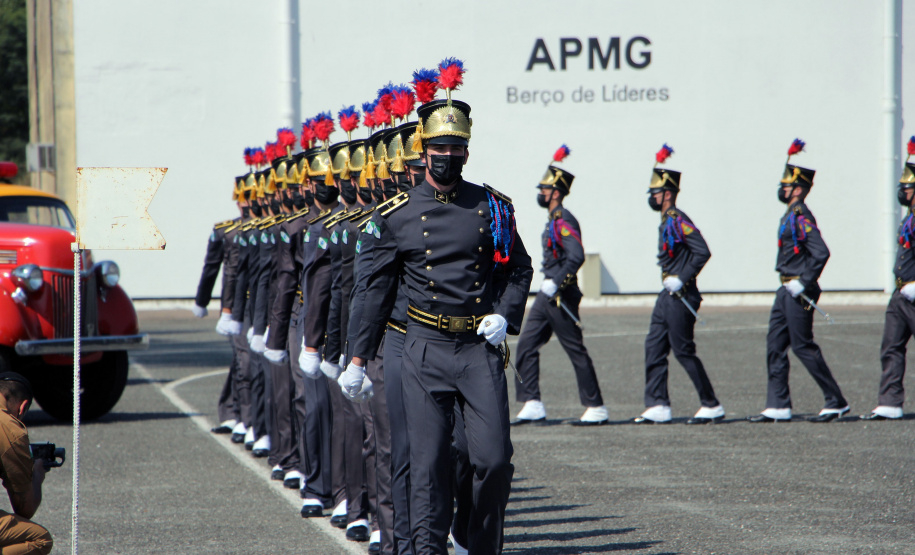 Aniversário de 167 anos da Polícia Militar é marcado com entrega de medalhas e comemoração do Espadim Tiradentes. Foto:Soldado Adilson Voinaski Afonso