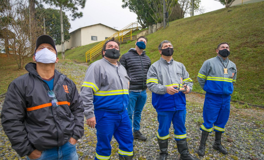 Copel amplia uso de drones para inspeção de redes de energia. Foto:Daniel Cavalheiro/Copel