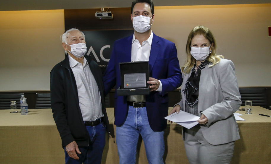 102.08.20201 Governador Carlos Massa Ratinho Junior em reunião com entidades do setor produtivo de Londrina
Foto Gilson Abreu/AEN