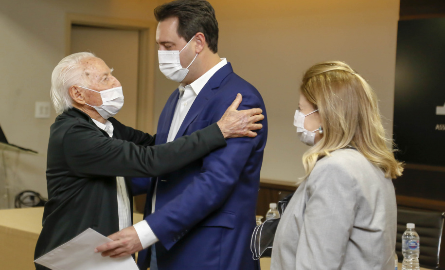 102.08.20201 Governador Carlos Massa Ratinho Junior em reunião com entidades do setor produtivo de Londrina
Foto Gilson Abreu/AEN