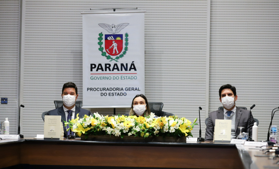 75 anos PGE Evento em comemoraçao ao aniversario de 75 anos da  Procuradoria-Geral do Estado do Paraná - PGE.  12/08/2021. Foto: Geraldo Bubniak/AEN