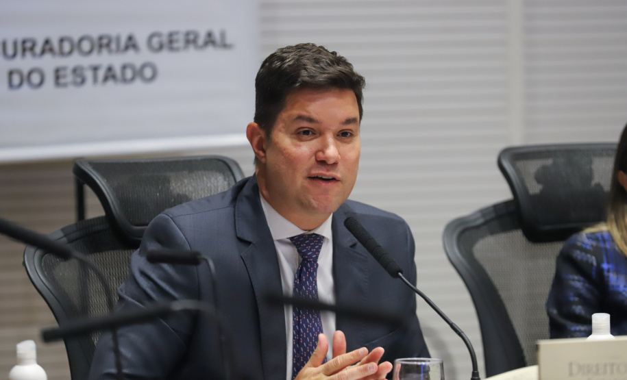 75 anos PGE Evento em comemoraçao ao aniversario de 75 anos da  Procuradoria-Geral do Estado do Paraná - PGE.  Na foto,  Guto Silva ,  Secretário Chefe da Casa Civil no Governo do Estado do Paraná 12/08/2021. Foto: Geraldo Bubniak/AEN