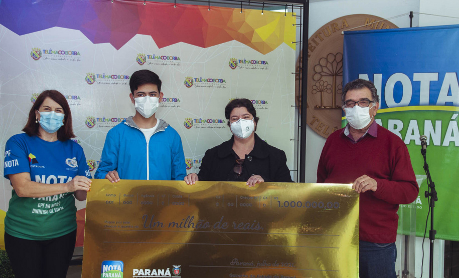 Produtora Rural de Telêmaco Borba é a nova milionária do Nota Paraná - Curitiba, 12/08/2021 - Foto: Secretaria da Fazenda do Paraná