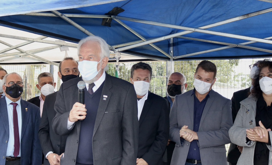 Vice-governador entrega seis veículos para operações da PM no Litoral  Foto: Camila Tonett/Vicegovernadoria