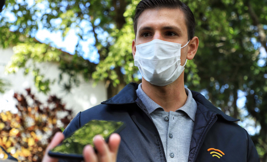 Tecnologia e produtividade fazem a cana-de-açúcar voltar a brilhar no Norte Pioneiro. Na foto, Guilherme Papa. Foto: José Fernando Ogura/AEN