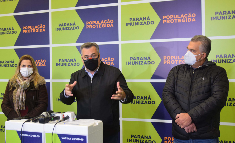 Paraná recebe mais 191,4 mil vacinas contra a Covid-19; distribuição começa neste sábado. Foto: Américo Antonio/SESA