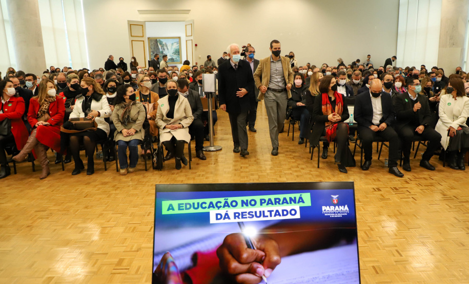 Educação Vice Governador Darci Piana, participa do evento - A Educação no Paraná dá Resultado.  _ Curitiba, 13/08/2021 -  Foto: Ari Dias/AEN