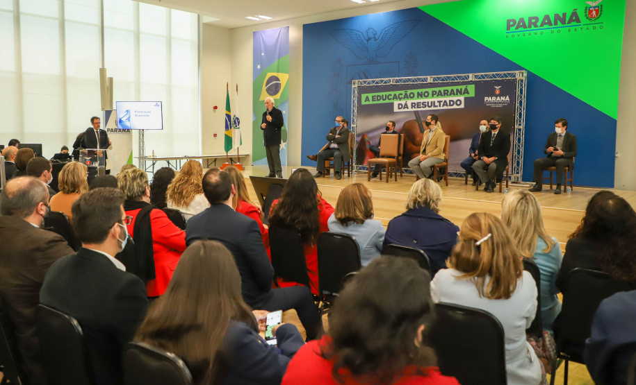 Vice Governador Darci Piana, participa do evento - A Educação no Paraná dá Resultado.  _ Curitiba, 13/08/2021 -  Foto: Ari Dias/AEN