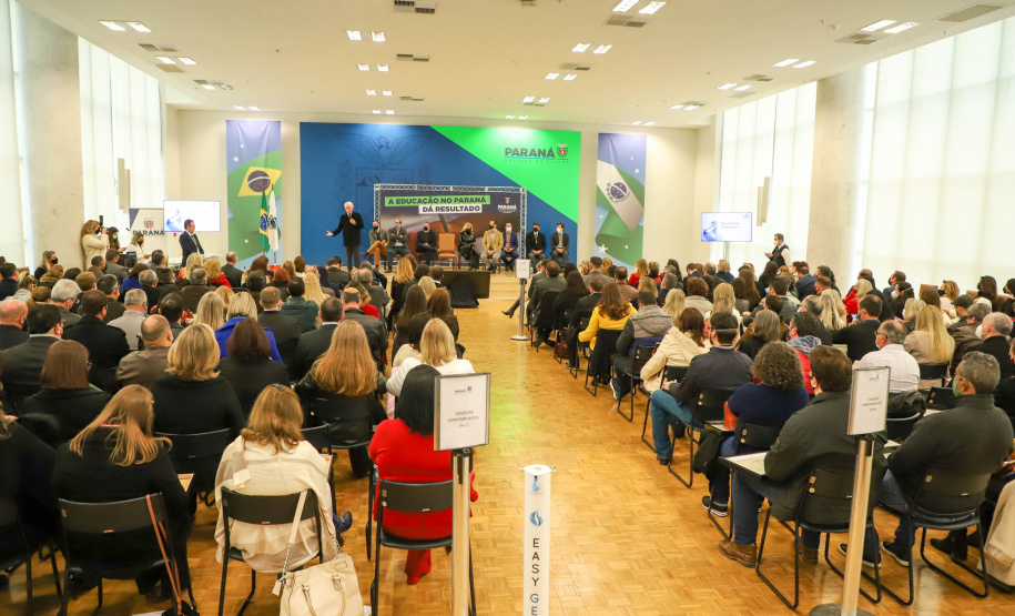 Vice Governador Darci Piana, participa do evento - A Educação no Paraná dá Resultado.  _ Curitiba, 13/08/2021 -  Foto: Ari Dias/AEN