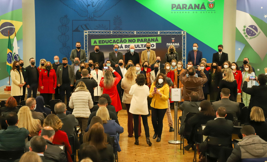 Vice Governador Darci Piana, participa do evento - A Educação no Paraná dá Resultado.  _ Curitiba, 13/08/2021 -  Foto: Ari Dias/AEN