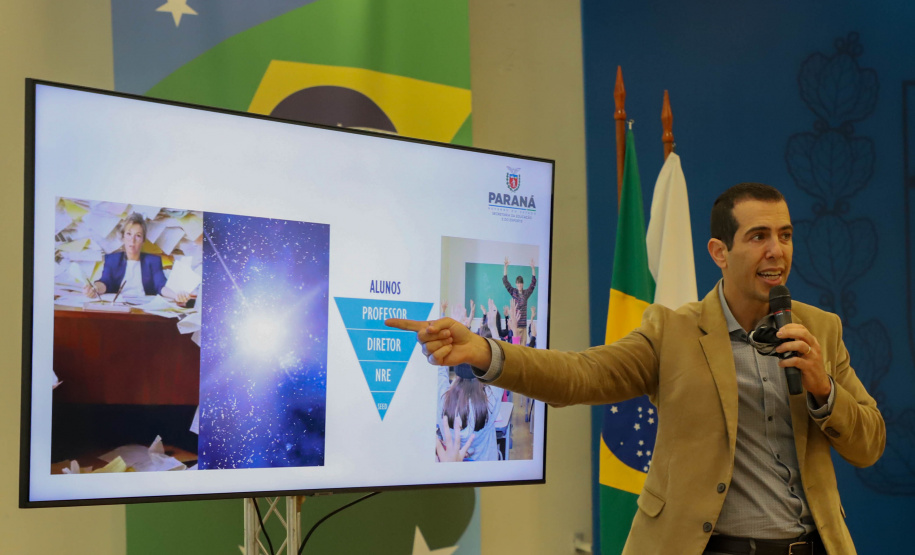 Vice Governador Darci Piana, participa do evento - A Educação no Paraná dá Resultado.  _ Curitiba, 13/08/2021 -  Foto: Ari Dias/AEN