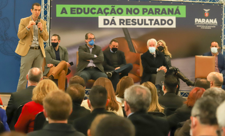Vice Governador Darci Piana, participa do evento - A Educação no Paraná dá Resultado.  _ Curitiba, 13/08/2021 -  Foto: Ari Dias/AEN