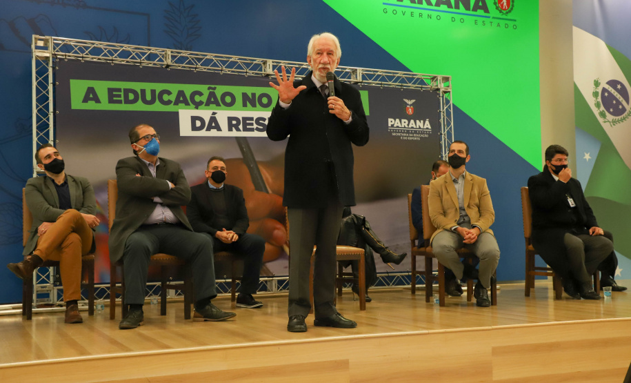 Vice Governador Darci Piana, participa do evento - A Educação no Paraná dá Resultado.  _ Curitiba, 13/08/2021 -  Foto: Ari Dias/AEN